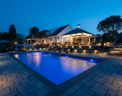 outdoor patio with pool
